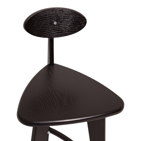 Полубарный стул 3 прямые ноги